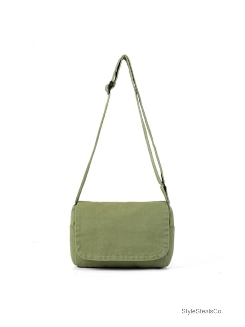 Small Canvas Crossbody Bag for Women Cute Mini Messenger Purse Adjustable Strap